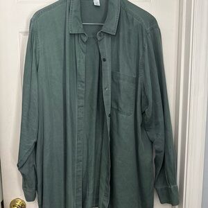 Old Navy Sage Green Button Down Shirt
